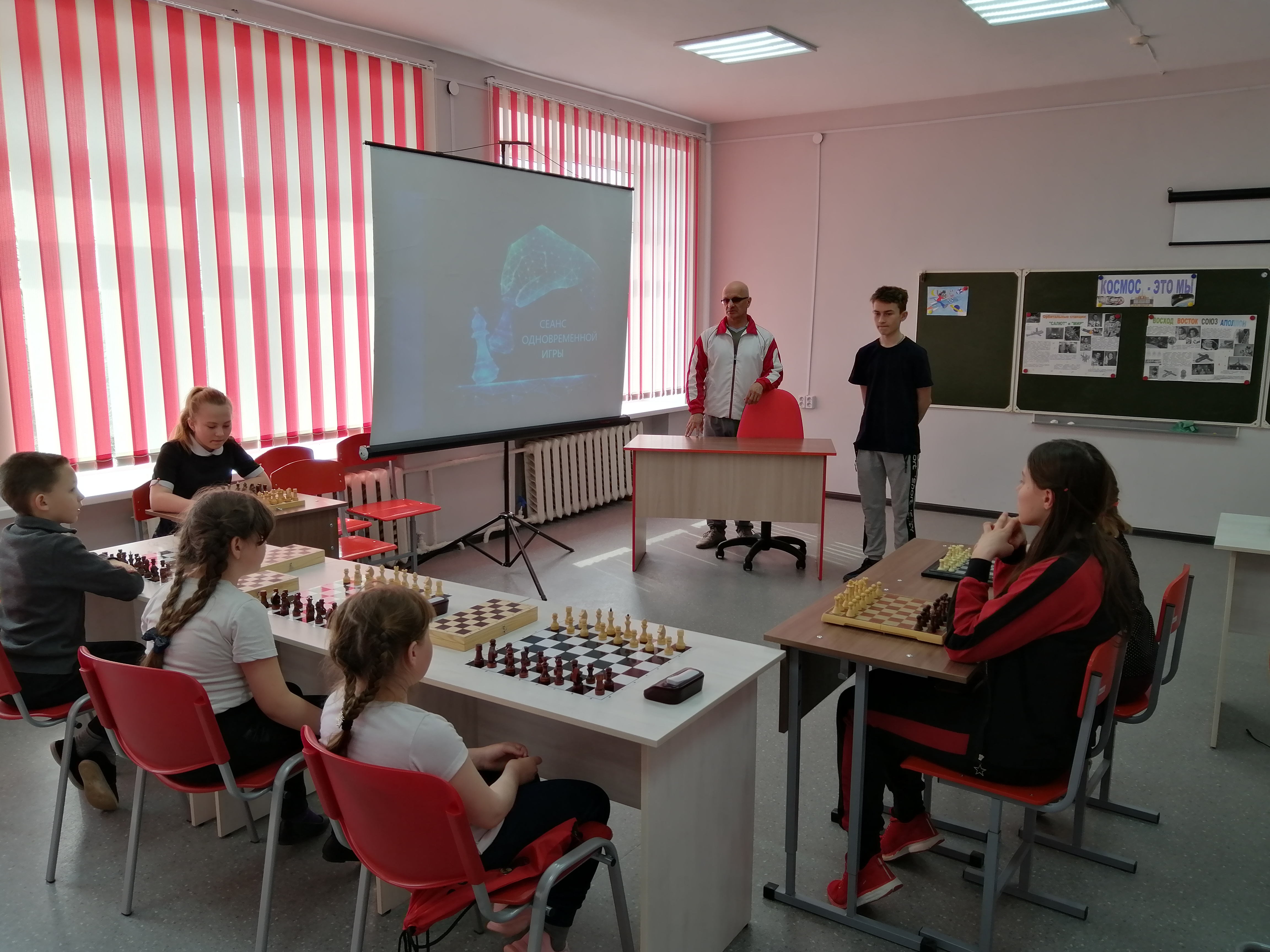 Мероприятие в рамках тематической недели НП «Образование»  мастер-класс по шахматам «Сеанс одновременной игры».